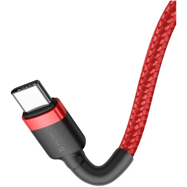 Baseus Cafule USB-C/USB-C napájací kábel 60W 2m červený - Káble a redukcie - Obrázok CZ95300401