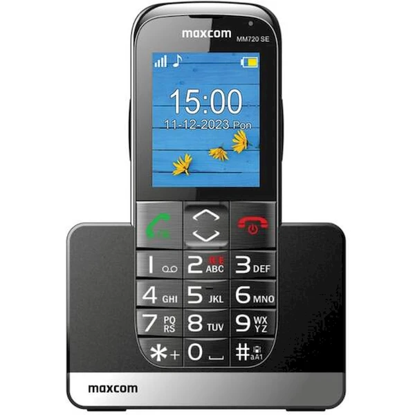 MaxCom MM720 SE čierny - Mobilné telefóny - Obrázok CZHI000K01