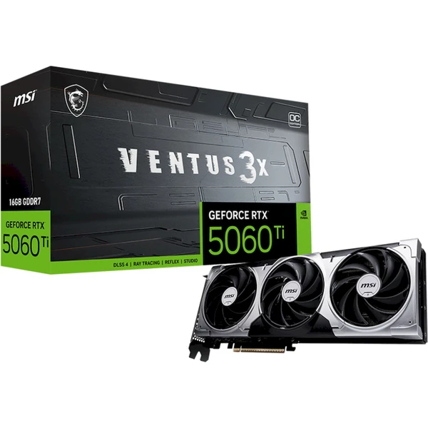 MSI NVIDIA GeForce RTX 5060 Ti 16G VENTUS 3X OC - Grafické karty - Obrázok D05E000O01
