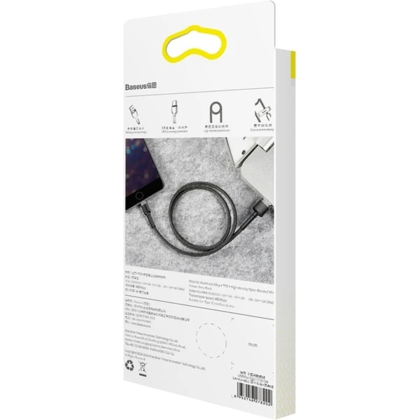 Baseus Cafule USB-A/Lightning napájací kábel 2m čierny - Káble a redukcie - Obrázok D0A5300401
