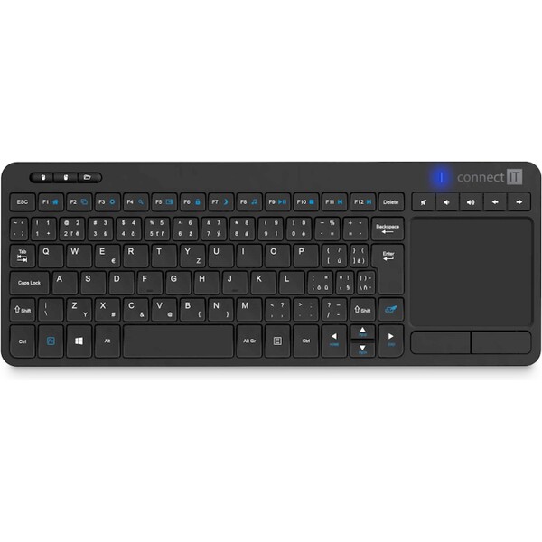 E-shop Connect It Touch klávesnica + touchpad (CZ/SK) čierna