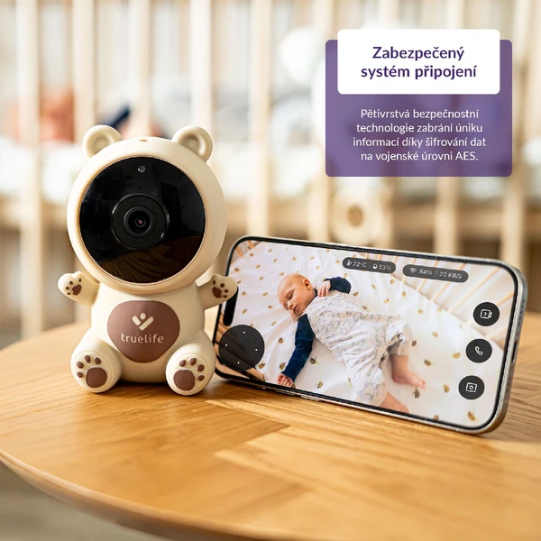 TrueLife NannyCam S3 Smart detská pestúnka - Kamery - Obrázok D0M7000P01