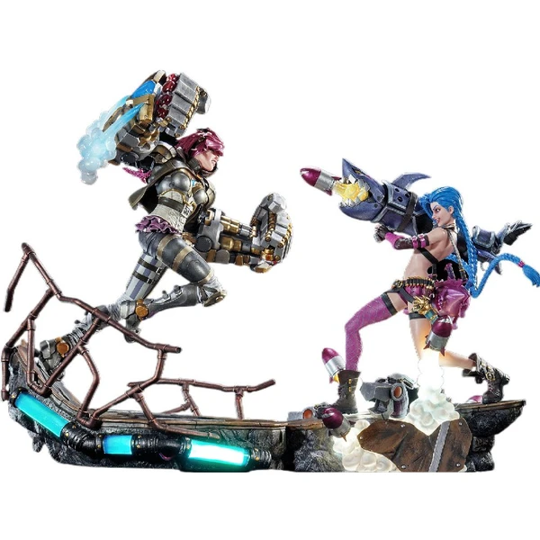Soška PureArts League of Legends - Jinx & Vi 1/6 Scale Statue Bundle - Sochy a sošky - Obrázok D0Q7000J01