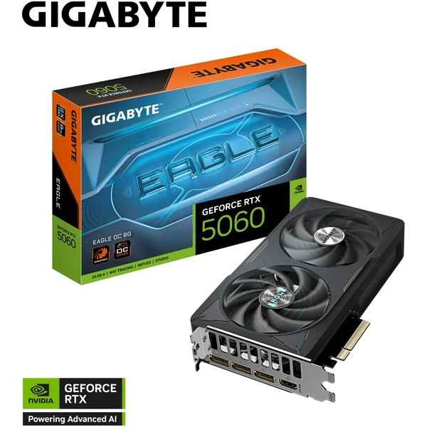 GIGABYTE NVIDIA GeForce RTX 5060 EAGLE OC 8G - Grafické karty - Obrázok D0XE000P01
