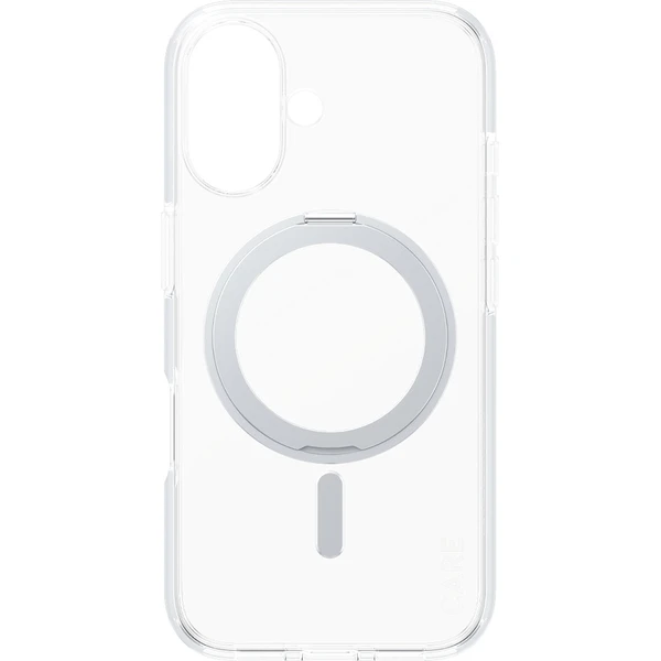 PanzerGlass® CARE kryt Apple iPhone 16 MagSafe KickStand číry/sivý - Puzdra - Obrázok D108000P01