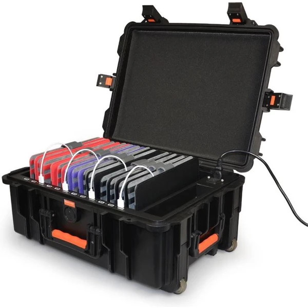 PORT CONNECT Rolling charging cabinet, nabíjacia prepravná skriňa, čierny - Nabíjačky - Obrázok D1AR100501