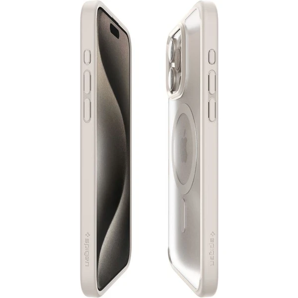 Spigen Ultra Hybrid MagSafe iPhone 15 Pro béžový - Puzdra - Obrázok D1B2000N01
