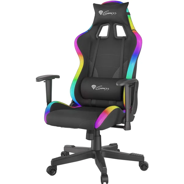 Genesis Trit 600 RGB Herná stolička čierna - Stoličky - Obrázok D1G1100501