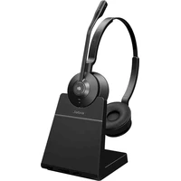 Jabra Engage 55 SE USB-A MS Stereo LowPower bezdrôtové slúchadlá so stojanom čierna - Slúchadlá