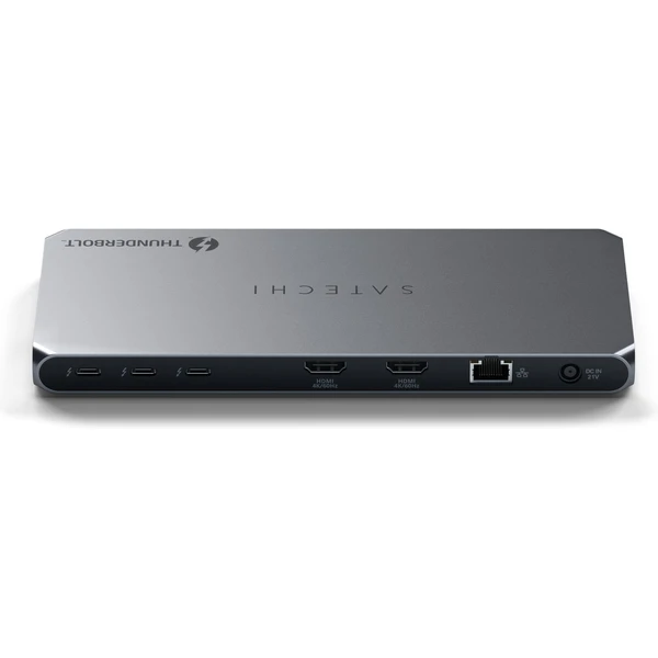 Satechi Thunderbolt 4 viacdisplejová dokovacia stanica vesmírne šedá - Dokovacie stanice - Obrázok D1OC000J01