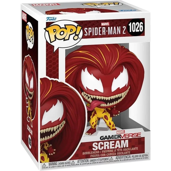 Funko POP! #1026 Games: Spider Man 2 (VG 2023) - Scream - Funko POP! - Obrázok D1YB000K01