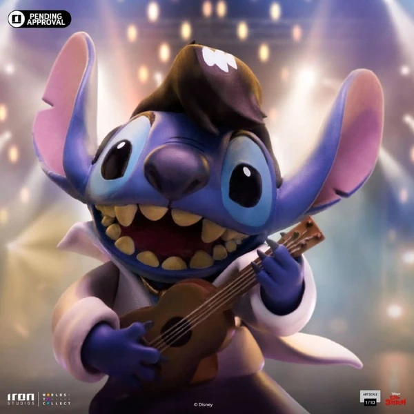 Soška Iron Studios Art Scale 1/10 Disney Classics - Stitch King of Rock - Sochy a sošky - Obrázok D1YK000K01