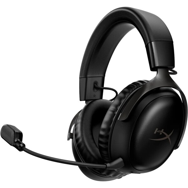 HyperX Cloud III bezdrôtový herný headset čierny