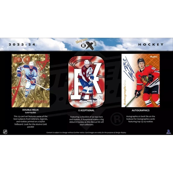 Hokejové karty Upper Deck 2023/24 Skybox E-X 2000 Hockey Hobby Balíček - Hokejové karty - Obrázok D24D000K01