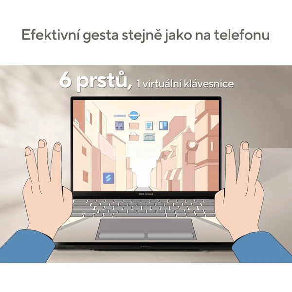 ASUS Zenbook DUO UX8406 (UX8406CA-OLED088W) sivý - Notebooky - Obrázok D29C000P01