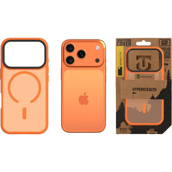 Tactical MagForce Hyperstealth kryt iPhone 17 Pro Agent Orange - Puzdra - Obrázok D29O000K01