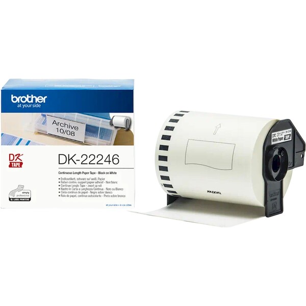 E-shop Brother DK-22246 páska čierna na bielej šírka 103 mm