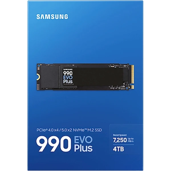 Samsung 990 EVO Plus SSD M.2 NVMe 4TB - SSD - Obrázok D2S9000J01