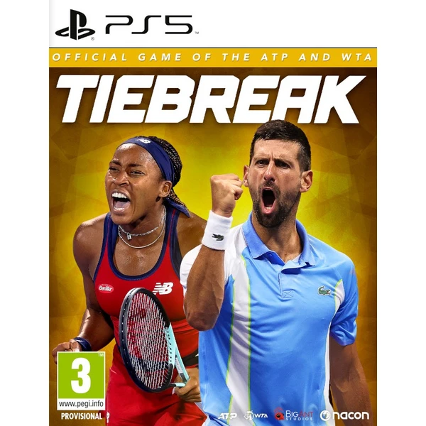 TIEBREAK: oficiálna hra ATP a WTA (PS5) - Hry na PS5 - Hlavný obrázok
