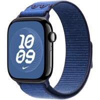 Apple Watch 49/46/45/44mm Blue Ribbon prevliekací športový remienok Nike - Remienky