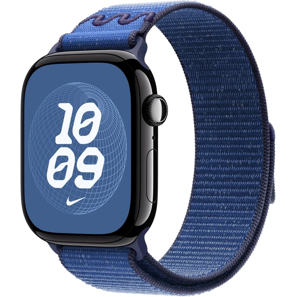 Apple Watch 49/46/45/44mm Blue Ribbon prevliekací športový remienok Nike - Remienky - Hlavný obrázok