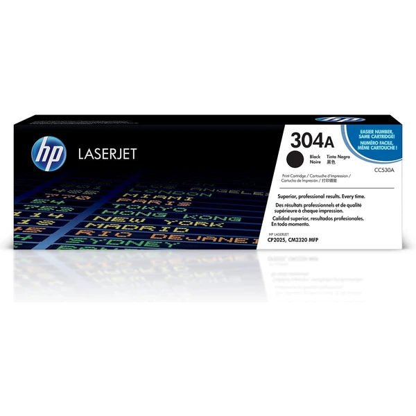 HP CC530A č. 304A Čierna originálna - Tonery - Hlavný obrázok