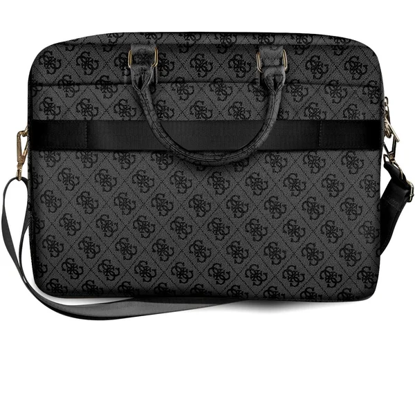 Guess PU 4G Metal Logo taška pre 15/16" Macbook/notebook šedá/zlatá - Tašky - Obrázok D3A8100501