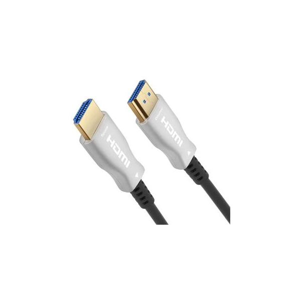 PremiumCord HDMI 2.0/HDMI 2.0 optický kábel s ethernetom 4K 100m čierny - Káble a redukcie - Hlavný obrázok