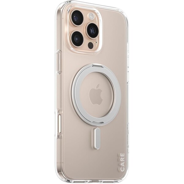 E-shop PanzerGlass® CARE kryt Apple iPhone 16 Pro Max MagSafe KickStand číry/sivý