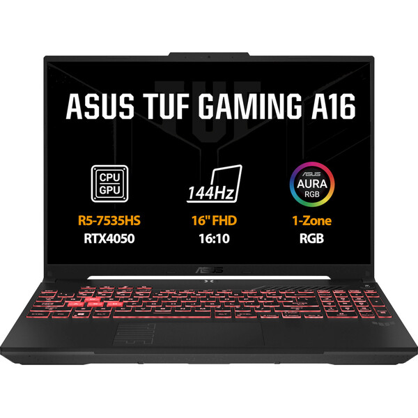 ASUS TUF Gaming A16 (FA607NU-RL051W) sivý + Xbox Game Pass na 3 mesiace