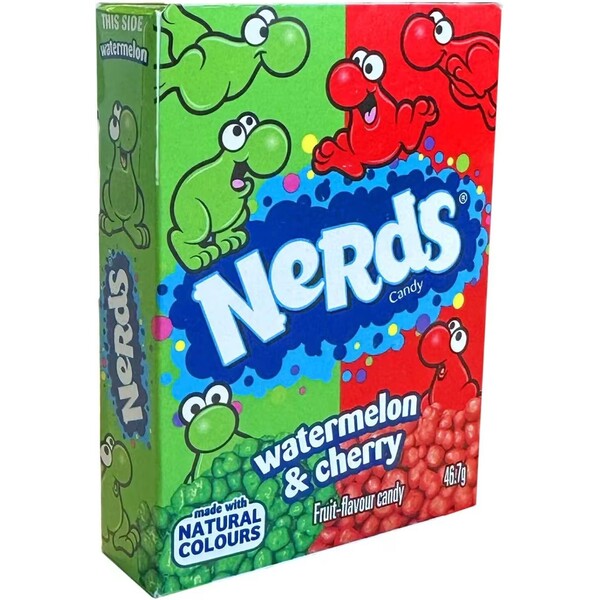 E-shop Cukríky Nerds - Čerešňa a Vodný melón 47g