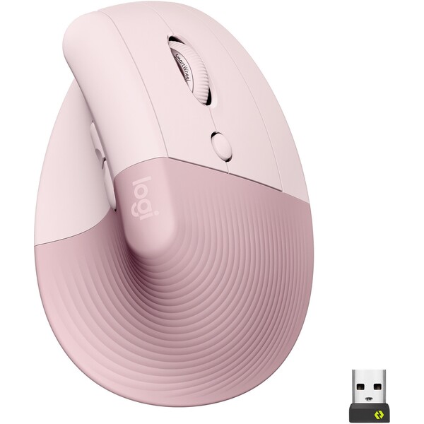 E-shop Logitech Lift Vertical Ergonomic Mouse ružová