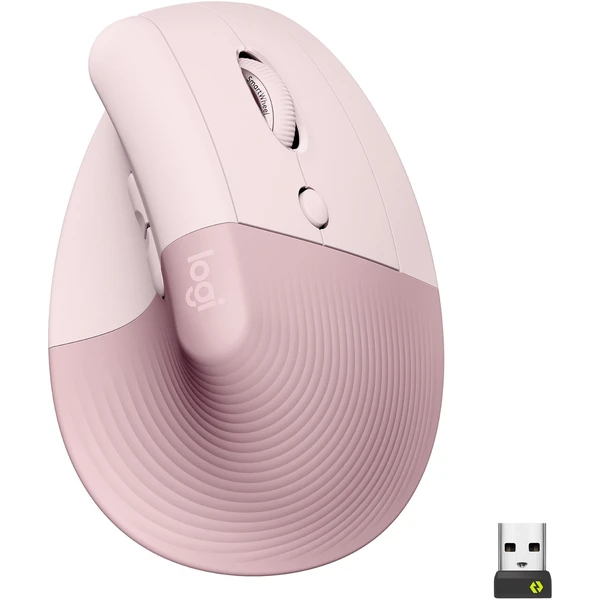 Logitech Lift Vertical Ergonomic Mouse ružová - Myši - Hlavný obrázok
