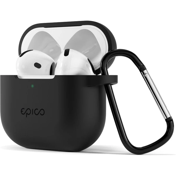 Epico odolný silikónový kryt pre Airpods 4 čierny - Puzdra - Obrázok D3LA000J01