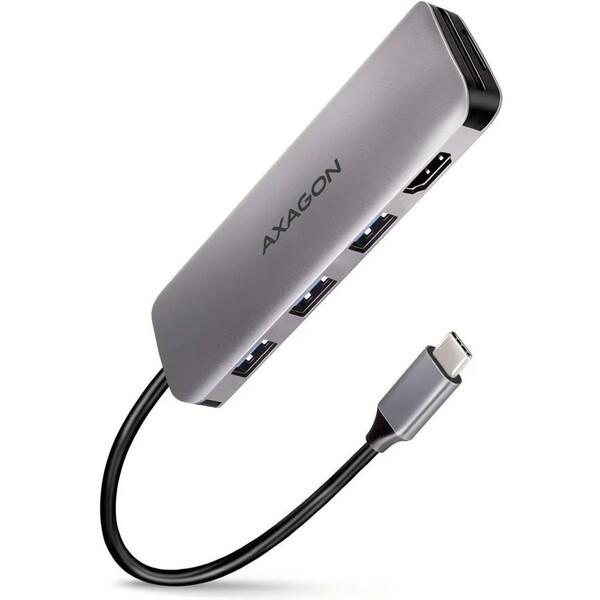 AXAGON HMC-HCR3A 5v1 USB-C húb