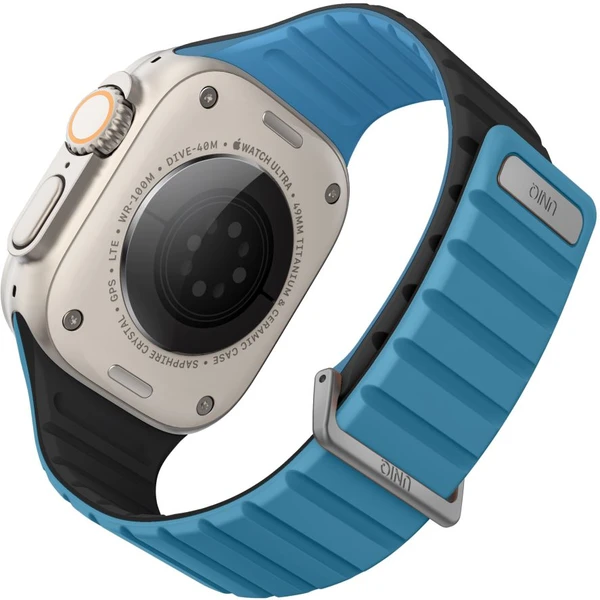 UNIQ Revix Evo obojstranný remienok Apple Watch 49/46/45/44/42mm (modrý/čierny) - Remienky - Hlavný obrázok