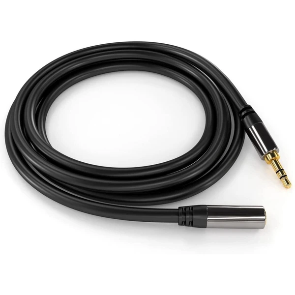 PremiumCord HQ 3,5mm/3,5mm predlžovací kábel 3m čierny - Káble a redukcie - Obrázok D3UU000501