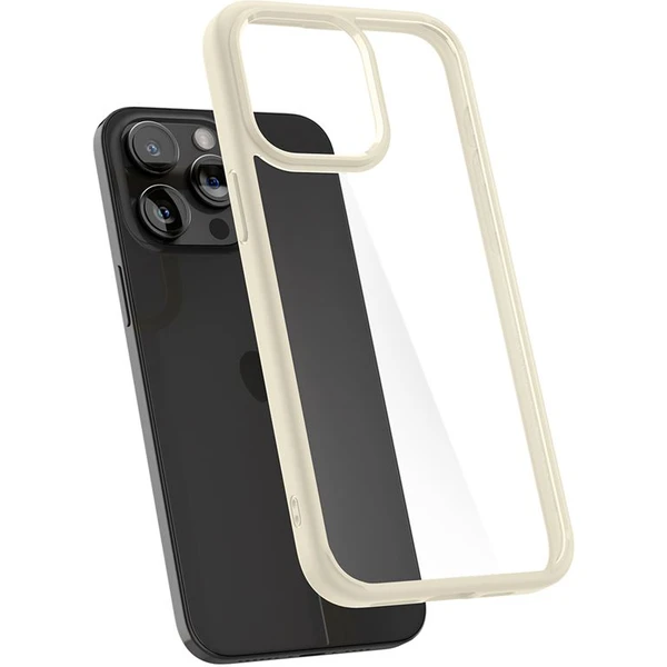 Spigen Ultra Hybrid kryt iPhone 15 Pro béžový - Puzdra - Obrázok D409000601