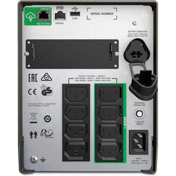 APC Smart-UPS 1000VA (SMT1000IC) - Záložné zdroje - Obrázok D49A000O01