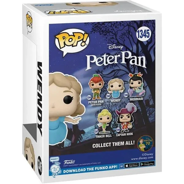 Funko POP! #1345 Disney: Peter Pan 70th - Wendy - Funko POP! - Obrázok D4DE000L01