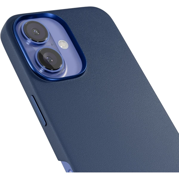 Epico Mag+ Leather kryt pre iPhone 16 Plus modrá - Puzdra - Obrázok D4FA000K01