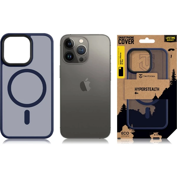 Tactical MagForce Hyperstealth kryt iPhone 13 Pro Deep Blue - Puzdra - Obrázok D4G1000701
