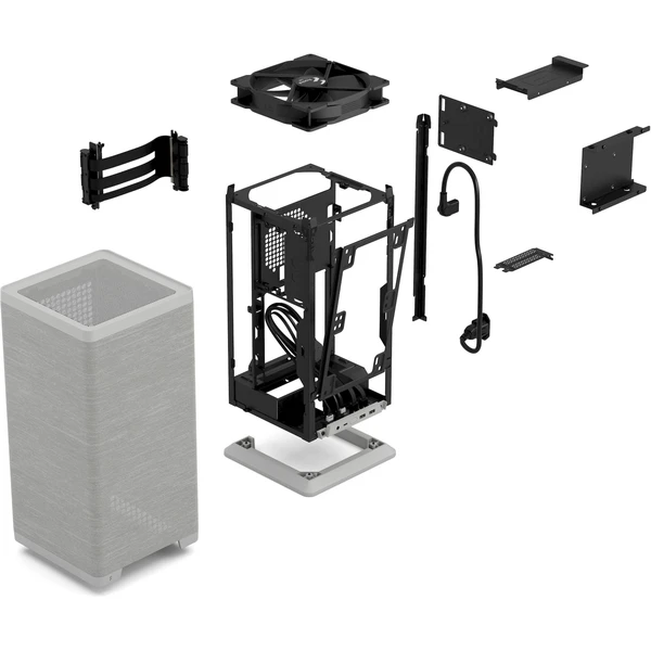 Fractal Design Mood Light Gray - Počítačové skrine - Obrázok D4P9000O01