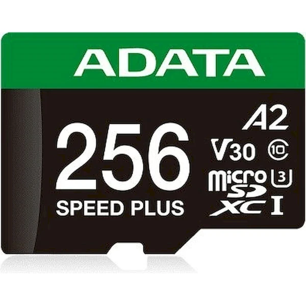 ADATA Speed Plus microSDXC 256GB + SD adaptér - Pamäťové karty - Obrázok D4SK000K01