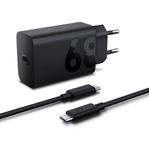 Lenovo TurboPower 68W nabíjací adaptér s USB-C káblom, čierny - Nabíjačky - Obrázok D4Z3000N01