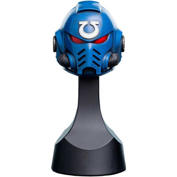 Replika prilby Weta Workshop Warhammer (40K) - Ultramarines Helm Miniature 12,7 cm