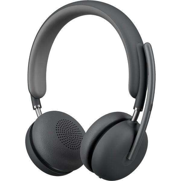 E-shop Logitech Zone Wireless 2 UC bezdrôtové slúchadlá s prijímačom grafitové