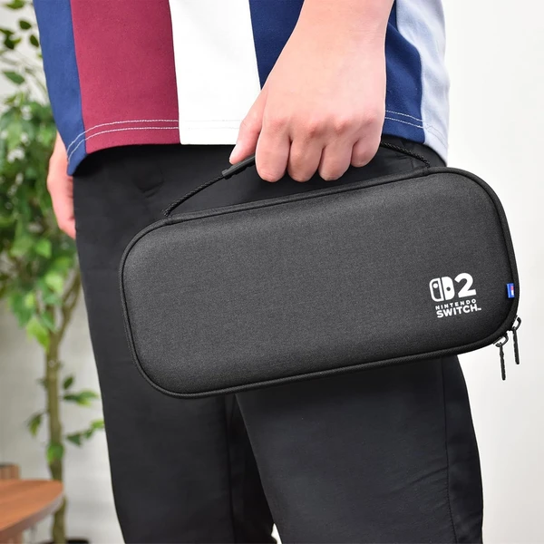 HORI Slim Tough Pouch puzdro pre Nintendo Switch 2 čierne - Puzdra - Obrázok D5AK000K01