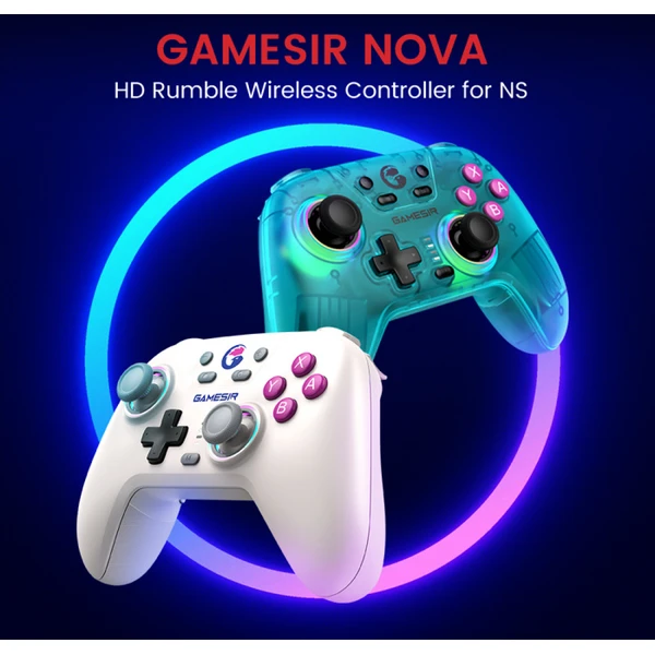 GameSir Nova multiplatformný herný ovládač Retro White (PC/Switch/mobile) - Herné ovládače - Obrázok D5F4000N01