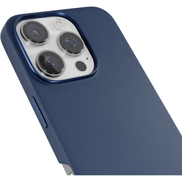 Epico Mag+ Leather kryt pre iPhone 16 Pro modrá - Puzdra - Obrázok D5FA000K01